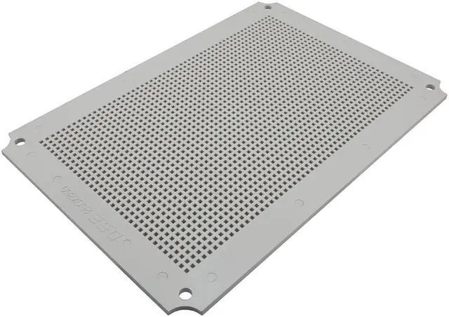 Main image of NavePoint 00406803 Universal Mounting Plate, ABS Plastic, For 14x10x06 Enclosures