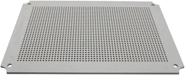 Alt view image 2 of 4 - NavePoint 00406803 Universal Mounting Plate, ABS Plastic, For 14x10x06 Enclosures