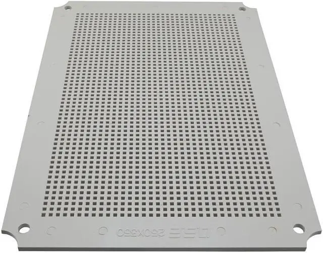 Alt view image 4 of 4 - NavePoint 00406803 Universal Mounting Plate, ABS Plastic, For 14x10x06 Enclosures