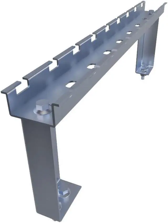 Alt view image 4 of 4 - NavePoint Electro Zinc Plated 18" Wide Cabinet and Floor Stand