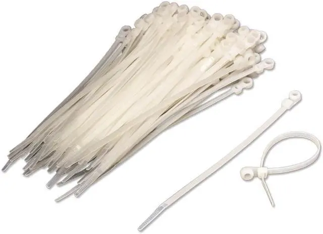 NavePoint 8 Inch Mount Head Screw Cable Wire Zip Tie 50 lbs