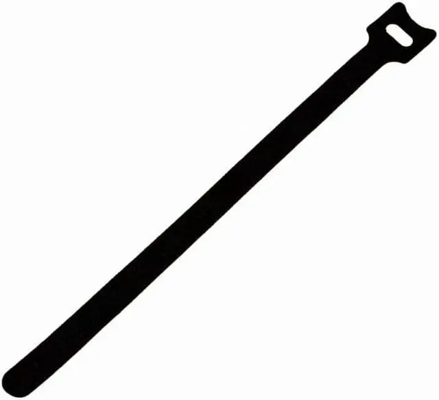 Alt view image 3 of 4 - NavePoint 10 Inch Hook and Loop Reusable Strap Cable Cord Wire Ties 25 Pack Black