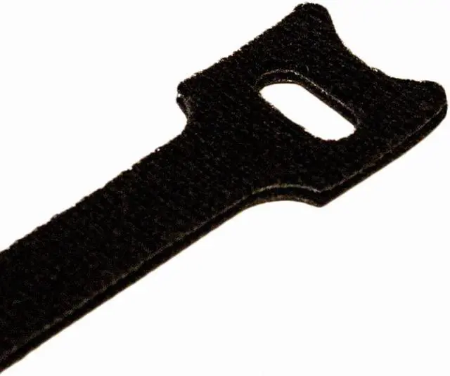 Alt view image 4 of 4 - NavePoint 10 Inch Hook and Loop Reusable Strap Cable Cord Wire Ties 25 Pack Black