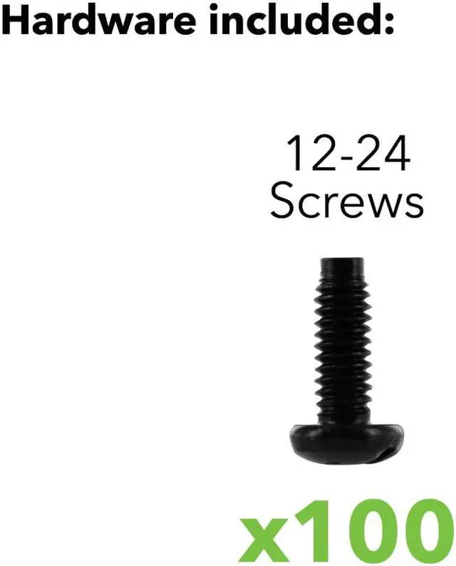 Alt view image 2 of 2 - Navepoint 12-24 Pan Phillips Pilot Point Screws For Rack Mount Server Shelves Cabinets 3/8 Inch, Set Of 100