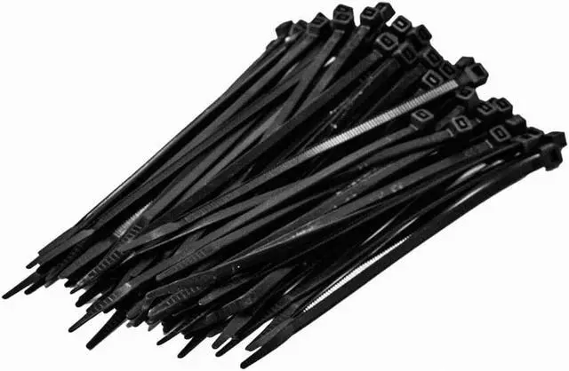 Alt view image 3 of 4 - NavePoint 6 Inch Nylon UV Resistant Cable Wire Zip Tie 50 lbs - Black 100 Pack Lot Pcs Qty