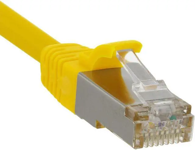 Alt view image 4 of 4 - Ethernet Patch Cable CAT6, F/UTP, 26AWG, 0.5 Ft ,  5 pack, Yellow