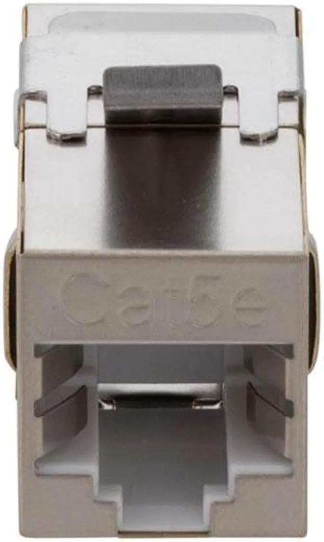 Alt view image 4 of 4 - NavePoint CAT5E FTP Inline Keystone Coupler, RJ45 Female to RJ45 Female, 10 pack, Silver