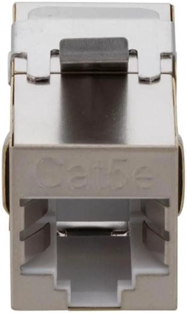 Alt view image 4 of 4 - NavePoint CAT5E FTP Inline Keystone Coupler, RJ45 Female to RJ45 Female, 25 pack, Silver