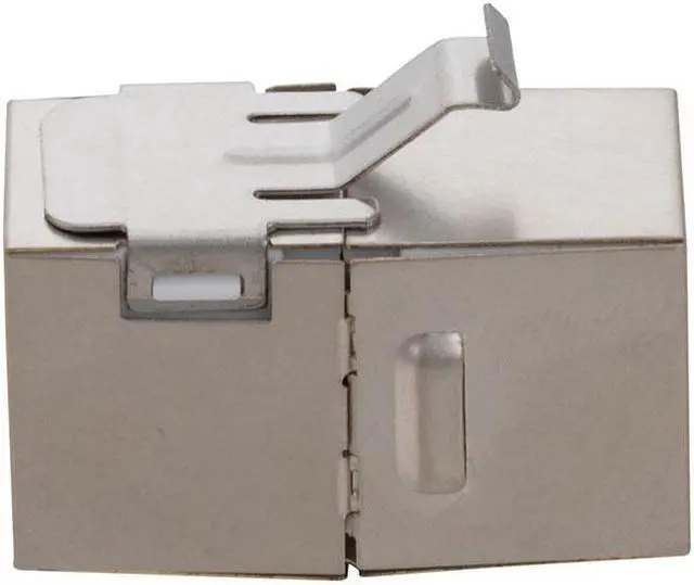 Alt view image 2 of 4 - NavePoint CAT6 FTP Inline Keystone Coupler, RJ45 Female to RJ45 Female, 15 pack, Silver