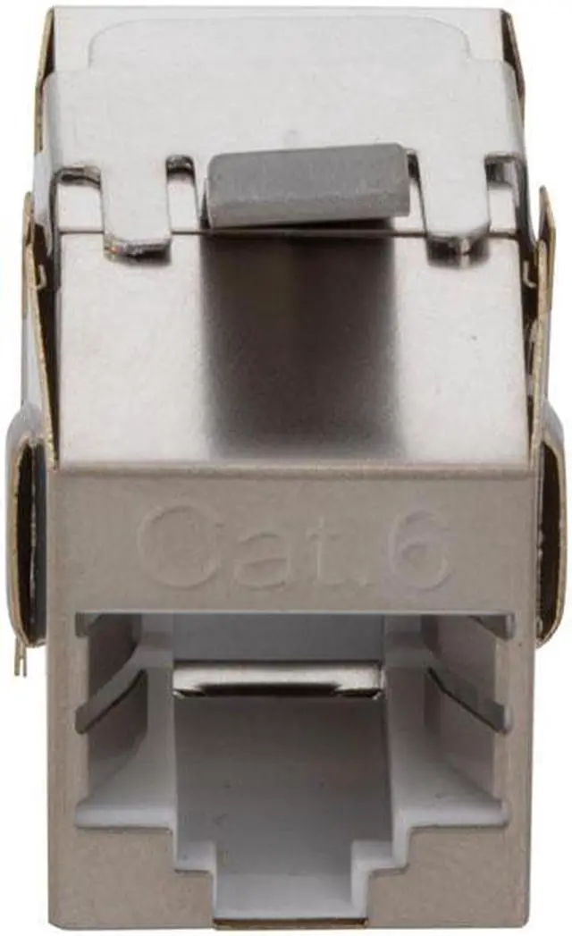 Alt view image 4 of 4 - NavePoint CAT6 FTP Inline Keystone Coupler, RJ45 Female to RJ45 Female, 15 pack, Silver