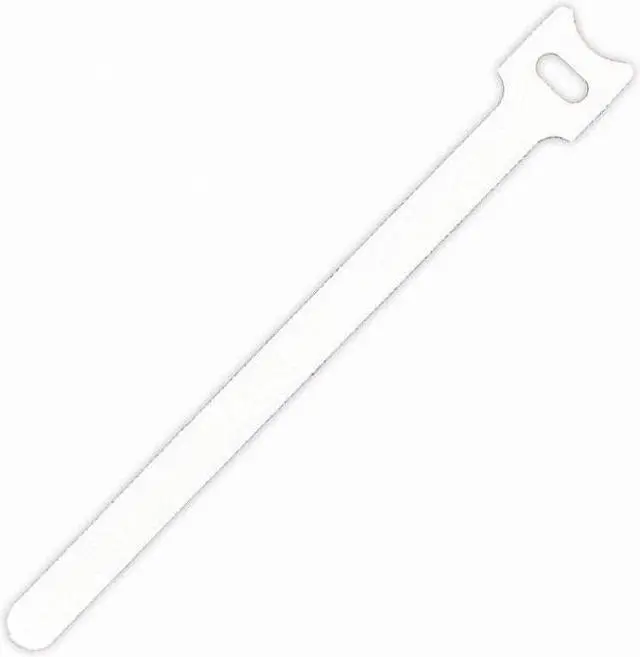 Alt view image 3 of 4 - NavePoint 8 Inch Hook and Loop Reusable Strap Cable Cord Wire Ties 75 Pack White