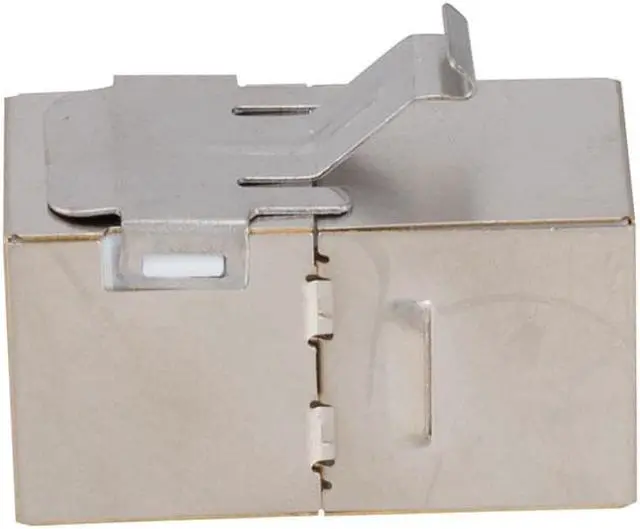 Alt view image 2 of 4 - NavePoint CAT6A FTP Inline Keystone Coupler, RJ45 Female to RJ45 Female, 15 pack, Silver