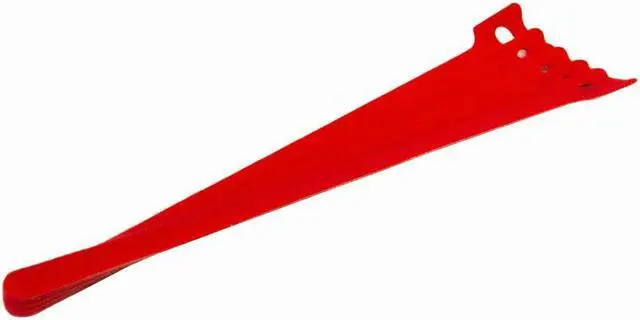 Alt view image 8 of 8 - NavePoint 10 Inch Hook and Loop Reusable Strap Cable Cord Wire Ties 75 Pack Red