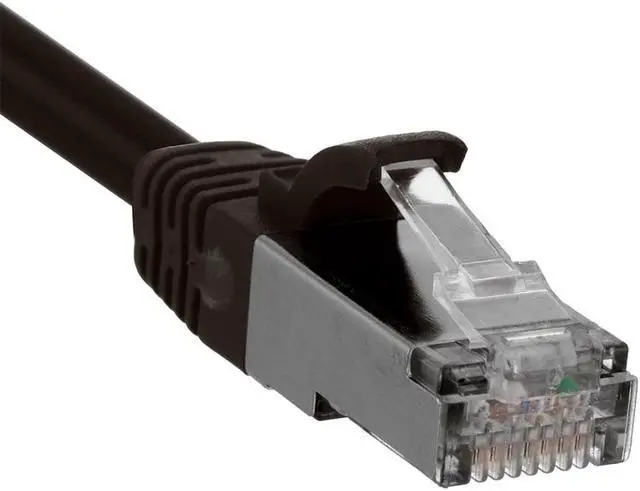 Alt view image 4 of 4 - Ethernet Patch Cable CAT6, F/UTP, 26AWG, 3 Ft,  5 pack, Black