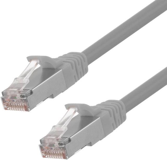 Main image of Ethernet Patch Cable CAT6, F/UTP, 26AWG, 3 Ft,  5 pack, Gray