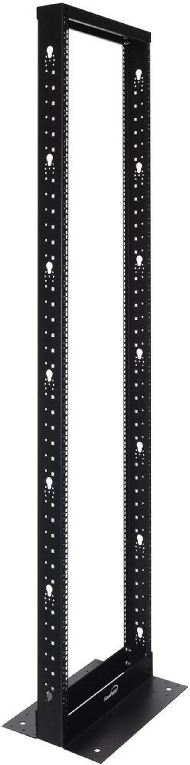 Main image of Navepoint 45U Professional 2-Post IT Open Frame Server Network Relay Rack 7 Feet Tall Black