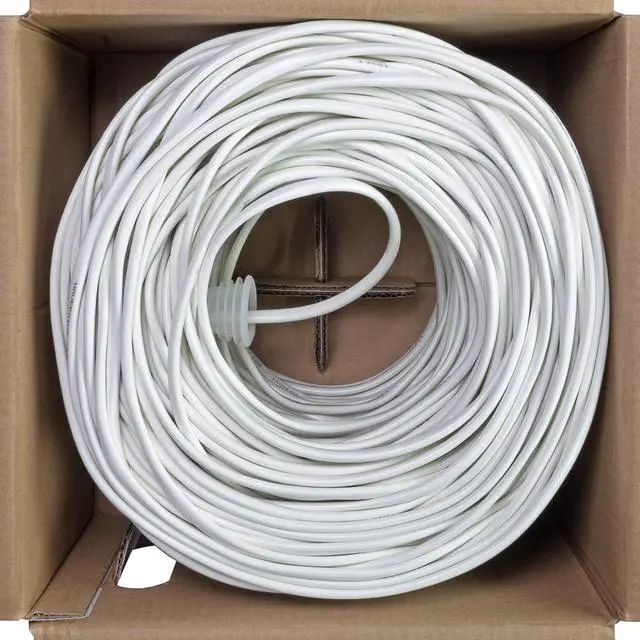Alt view image 3 of 8 - NavePoint 250ft In Wall Audio Speaker Cable Wire CL2 14/4 AWG Gauge 4 Conductor Bulk White