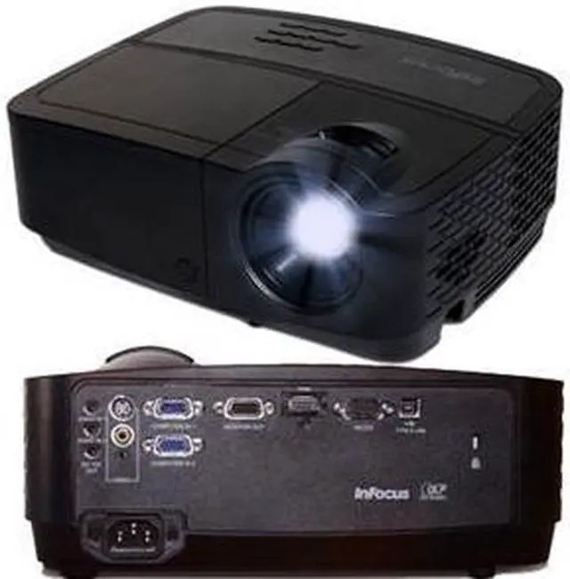 Alt view image 5 of 9 - InFocus IN112A 800x600 SVGA 3000 Lumens HDMI 1.4 & Dual VGA Inputs, Brilliant Color Tech, Compact Design, 24 Language Menu, 3D Ready DLP Projector