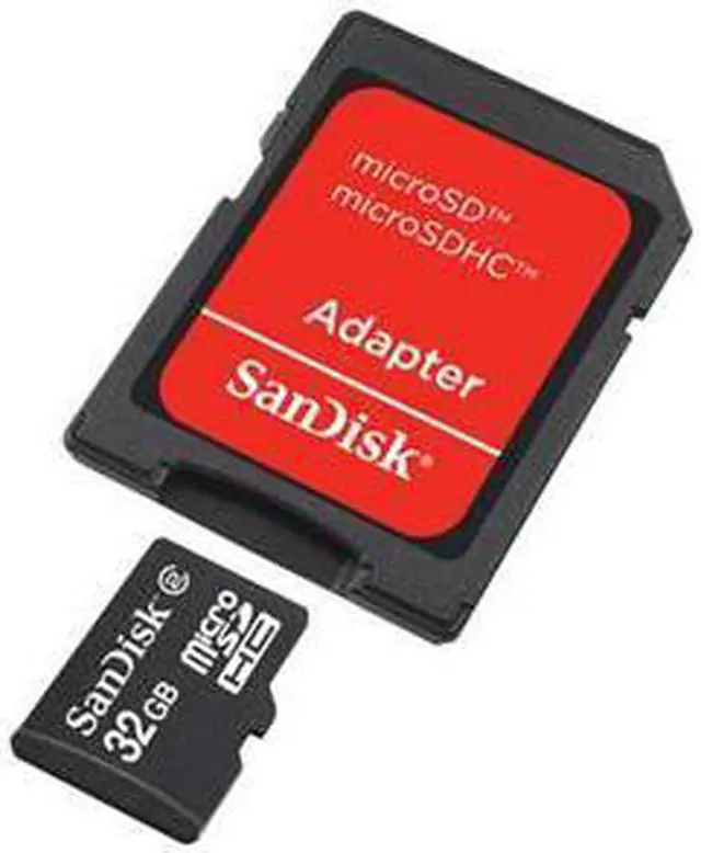 Alt view image 2 of 5 - SanDisk SDSDQM032GB35SA 32GB MicroSD w/Adapt - 150-1158