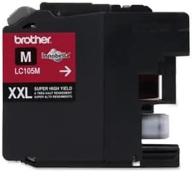 Alt view image 2 of 6 - Brother LC105MS Ink Cartridge 1,200 Pages Yield; Magenta
