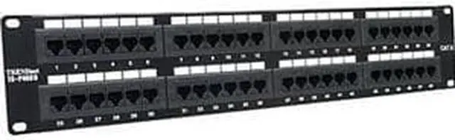 Alt view image 4 of 5 - Intellinet Network Solutions 560283 Cat-6 Patch Panel, 48 Port, Utp, 2U