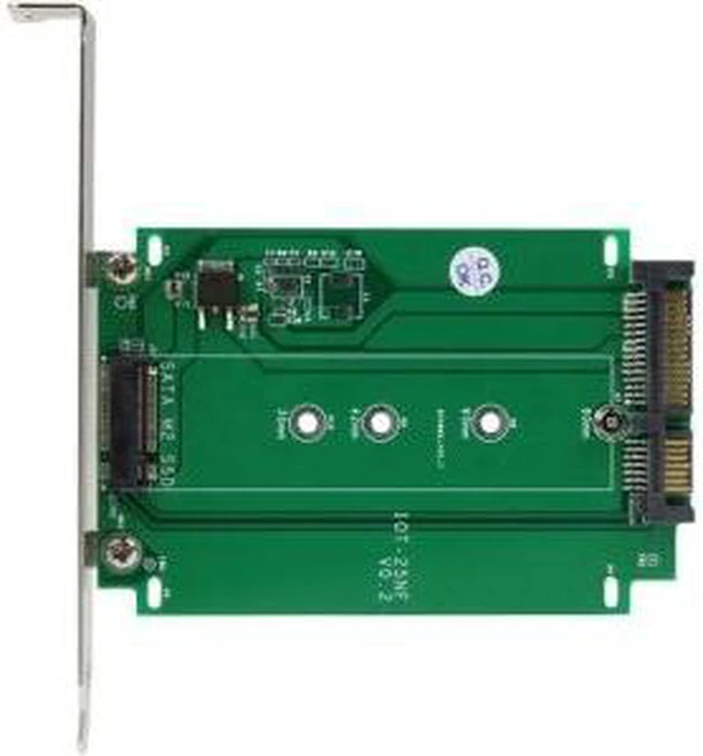 Alt view image 2 of 6 - StarTech.com S32M2NGFFPEX M.2 to SATA SSD adapter - expansion slot mounted