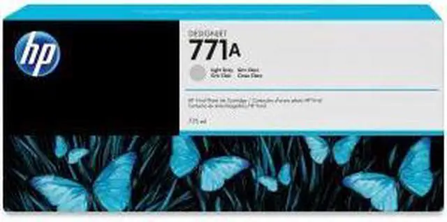 Alt view image 3 of 12 - HP 771 (B6Y22A) Light Gray Original Ink Cartridge