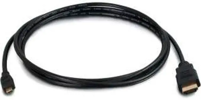 Alt view image 2 of 3 - C2G 50616 4K UHD High Speed HDMI to Micro HDMI Cable (60Hz) with Ethernet for 4K Devices, Black (10 Feet, 3.04 Meters)