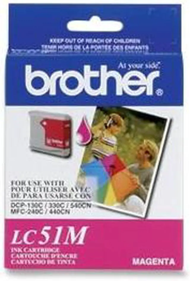 Alt view image 2 of 7 - Brother LC51MS Magenta Ink Cartridge
