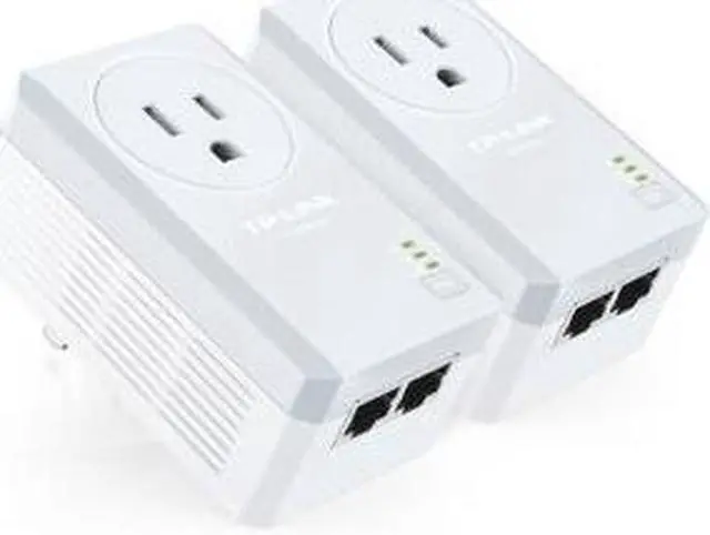 Main image of TP-Link TL-PA4020P KIT AV500 2-Port Powerline Adapter with AC Pass Through Starter Kit
