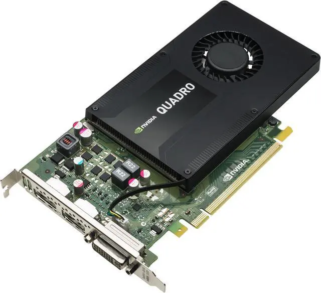 Alt view image 2 of 7 - HP Quadro K2200 Graphic Card - 4 GB GDDR5 SDRAM - PCI Express 2.0 x16 - J3G88AT