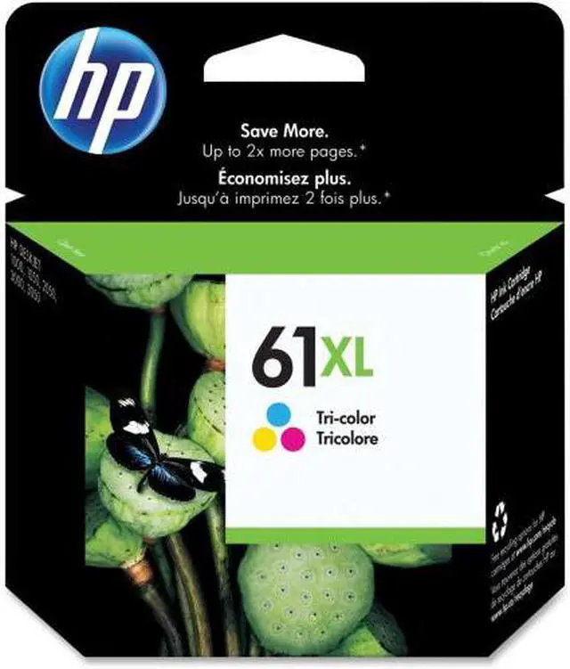 Alt view image 2 of 13 - HP 61XL Original Ink Cartridge - Cyan, Magenta, Yellow