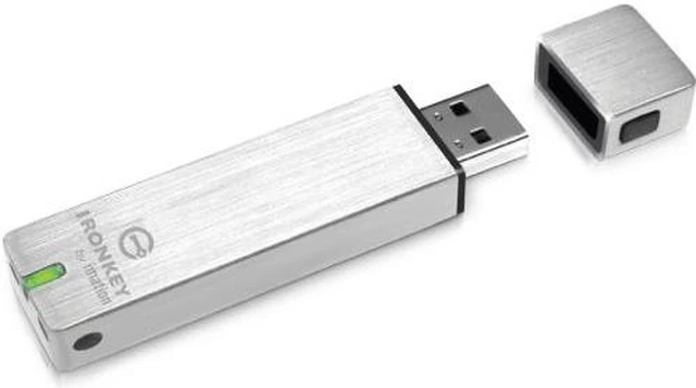 Alt view image 5 of 5 - Imation 32GB Secure Flash Drive Fips 140-2LEVEL 3 256bit AES Encryption D2-S250-S32-4FIPS