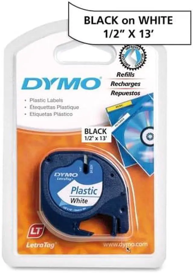 Alt view image 7 of 7 - Dymo LetraTag 91331 Polyester Tape