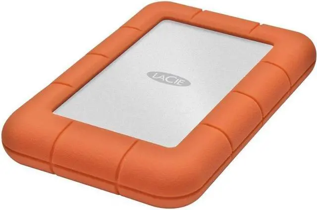 Alt view image 4 of 20 - LaCie 2TB Rugged Mini External Hard Drive USB 3.0 Model LAC9000298 Orange