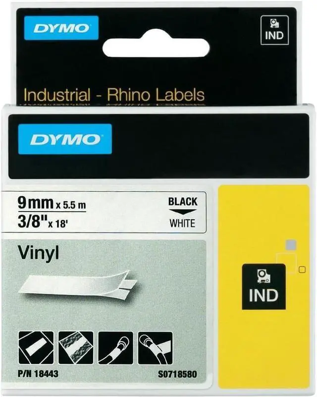 Alt view image 4 of 4 - DYMO - permanent adhesive vinyl tape - 1 roll(s)