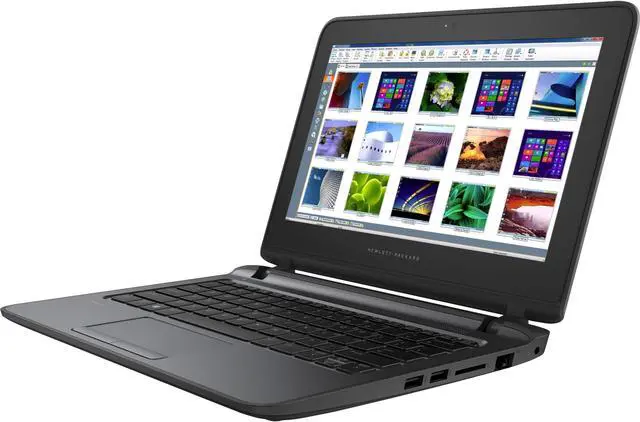 Alt view image 5 of 13 - HP Laptop ProBook Intel Celeron 3205U 4GB Memory 500GB HDD Intel HD Graphics 11.6" Non-Touch Screen Windows 7 Professional 64-Bit with Windows 8.1 Pro License 11 EE G1