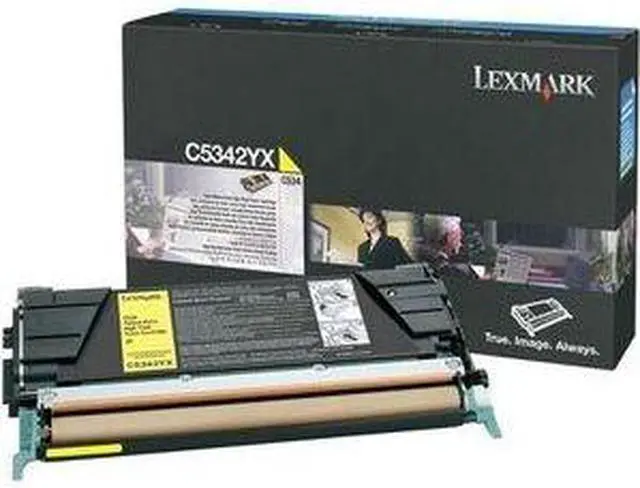 Main image of LEXMARK C5342YX Extra High Yield Toner Cartridge Yellow