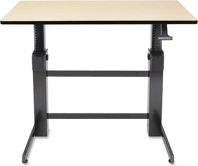 Alt view image 2 of 4 - Ergotron WorkFit-D Sit-Stand Desk - Table - office - rectangular - birch