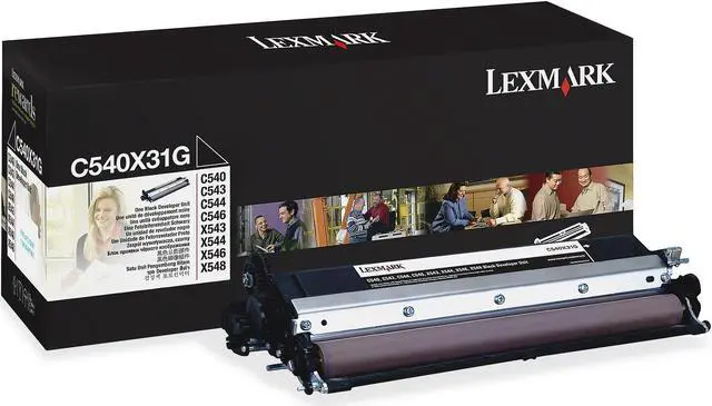 Alt view image 3 of 16 - Lexmark C540X31G Developer Unit