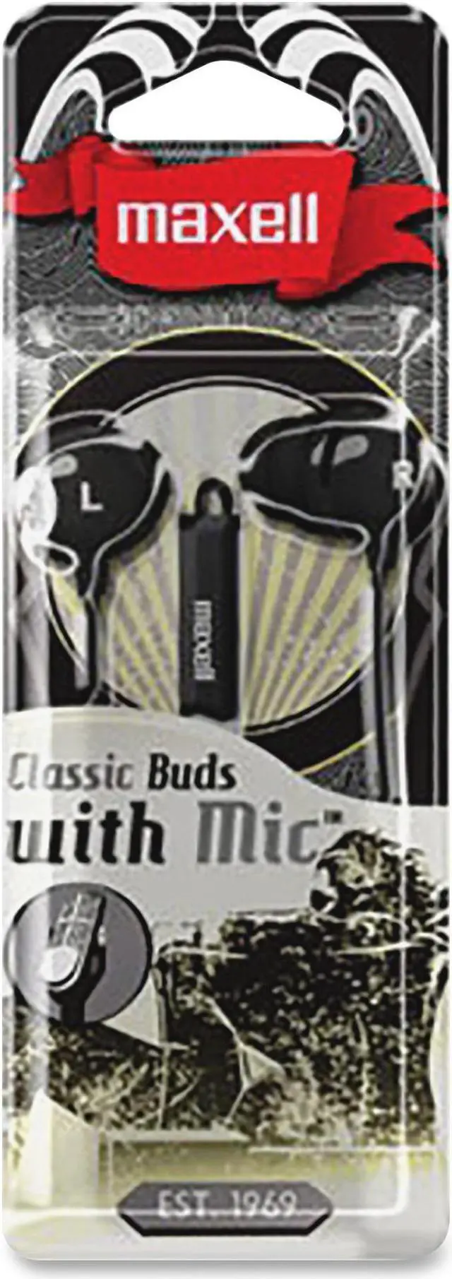 Main image of Classic Earbud With Mic Black