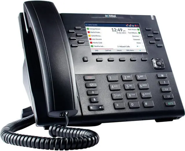 Alt view image 2 of 12 - Mitel Networks 80C00003AAA-A 6869 Sip Phone - Voip Phone - Sip, Rtcp, Rtp, Srtp - 24 Lines