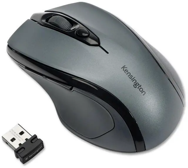 Main image of Kensington Pro Fit Mid-Size Wireless Mouse Graphite Gray