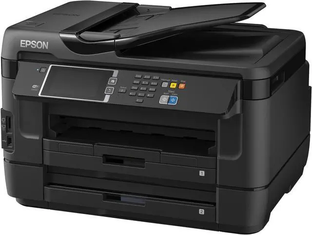 Alt view image 13 of 19 - Epson WorkForce WF-7620 4800 x 2400 dpi Ethernet/USB/WIFI All-in-One Inkjet Printer