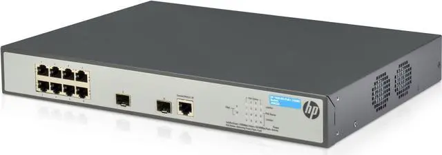 Alt view image 3 of 4 - HP 1920-8G-PoE+ (180W) Fixed 8 Port Web Managed Gigabit Ethernet Switch