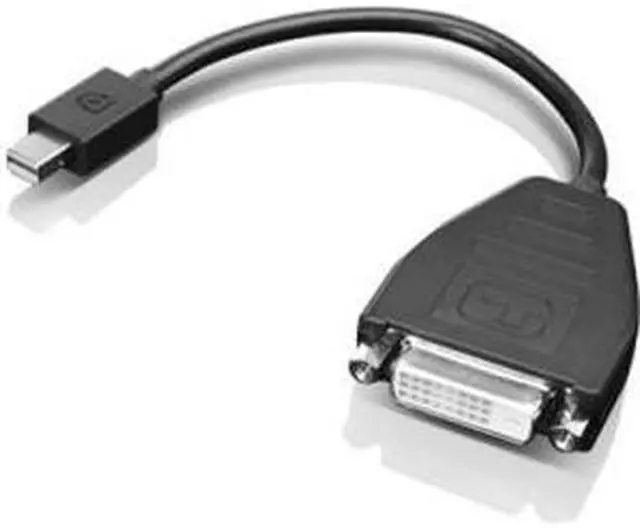 Alt view image 3 of 16 - Lenovo 0B47090 Mini-DisplayPort to DVI-D Adapter