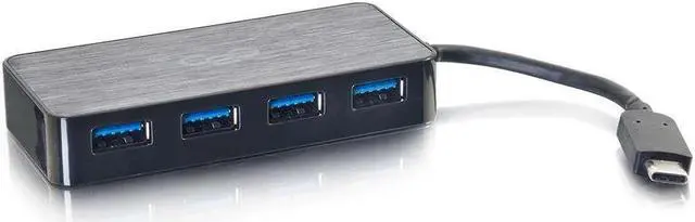 Alt view image 2 of 2 - C2G/Cables To Go 29327 USB 3.0 USB-C to 4-Port USB-A Hub