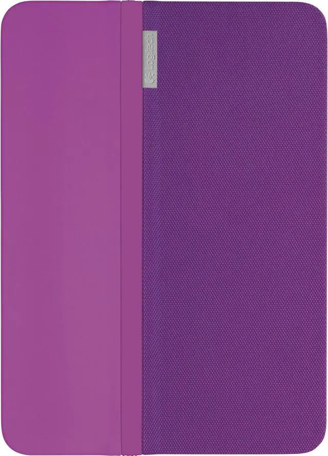 Alt view image 2 of 11 - Logitech AnyAngle Carrying Case (Flip) for iPad mini, iPad mini 2, iPad mini 3 - Violet