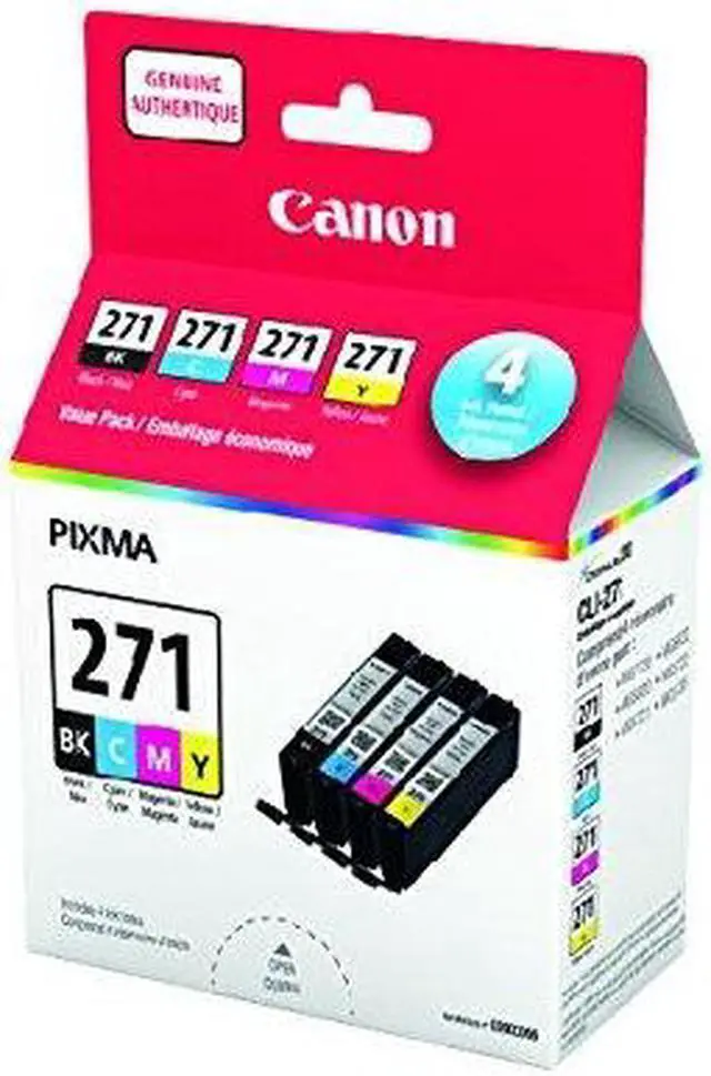 Alt view image 2 of 4 - Canon CLI-271 Ink Cartridge - Black, Cyan, Magenta, Yellow