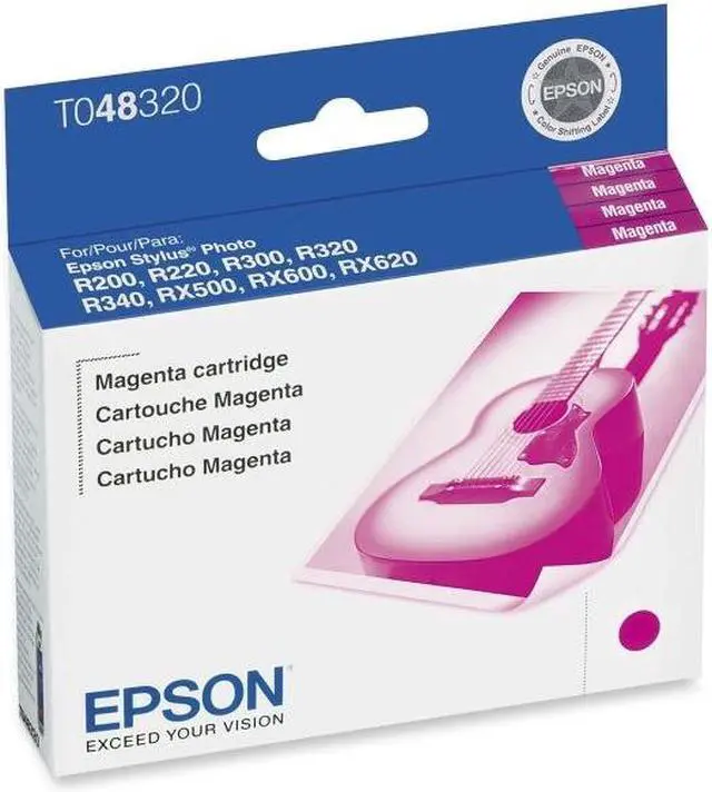 Alt view image 5 of 7 - Epson T0483 Magenta Ink Cartridge